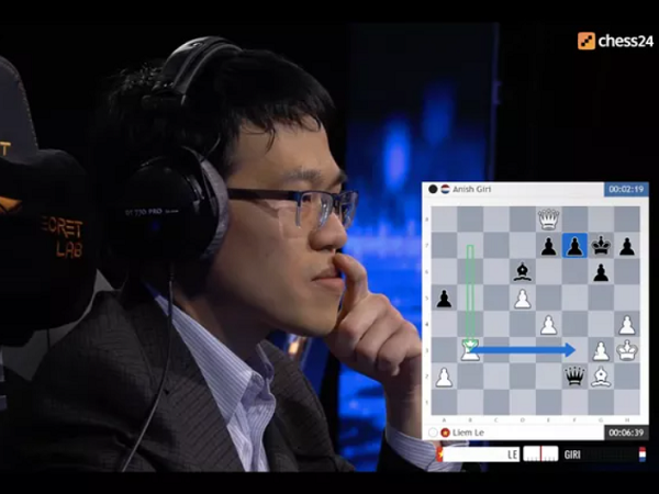 Thắng trận thứ ba liên tiếp, Lê Quang Liêm mơ vô địch Oslo Esports Cup