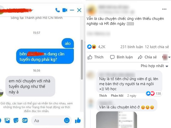 Nữ ứng viên chỉ nhắn tin 2 câu đã bị nhà tuyển dụng đuổi thẳng, nhìn nội dung ai cũng đoán chính chủ còn thất nghiệp dài dài