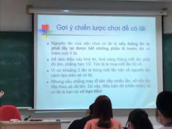Nữ giảng viên gây xôn xao vì 'Gợi ý chiến lược chơi đề có lãi'