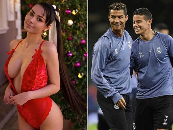 Ronaldo từng mai mối James với siêu mẫu nội y nóng bỏng