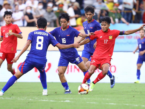 U23 Campuchia thắng đậm U23 Lào trong ngày ra quân tại SEA Games 31