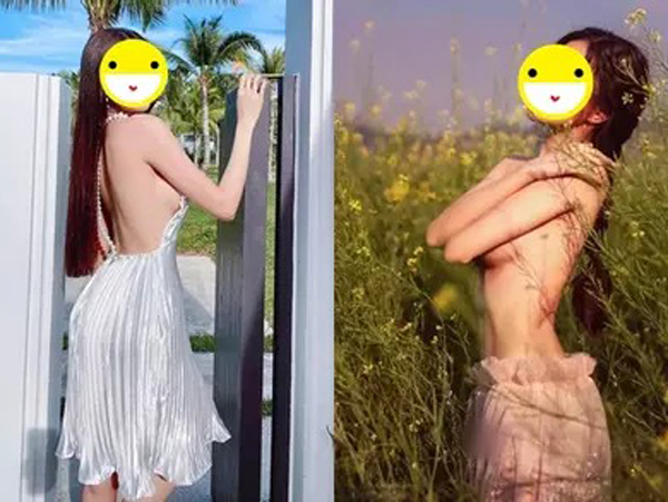 Hot girl đình đám gây sốc với chiếc váy hở hang, lộ cả ngực