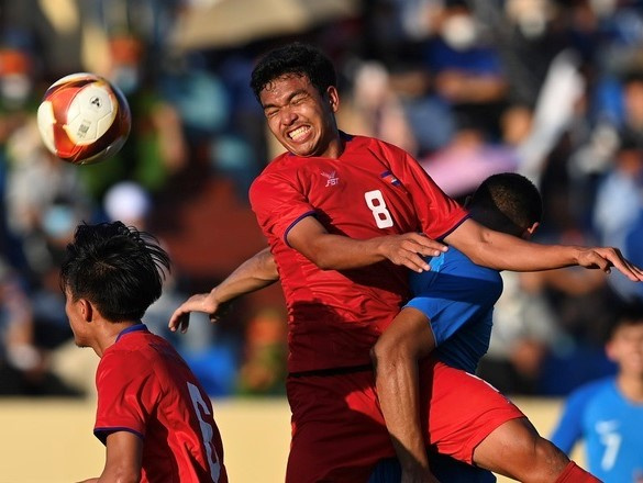 U23 Campuchia nhận thất bại khó nuốt trôi trên sân Thiên Trường