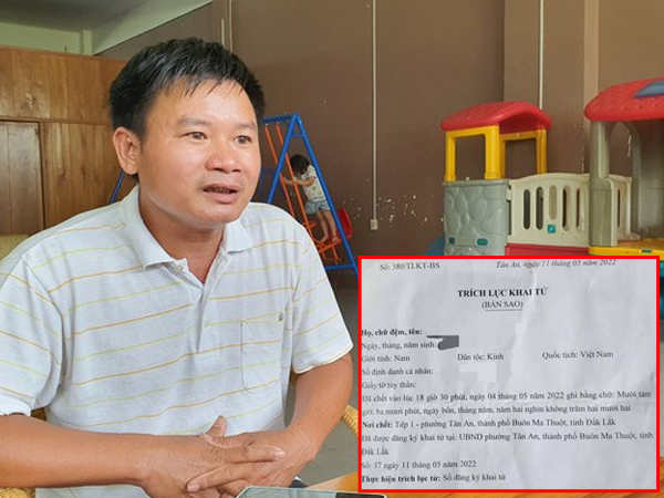Vụ mẹ khai tử cho con trai 3 tuổi dù còn sống: Người chồng lên tiếng