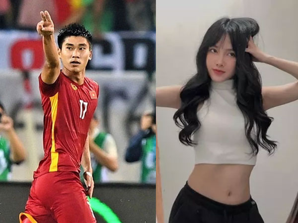 Người yêu xinh như hot girl của tiền đạo Nhâm Mạnh Dũng