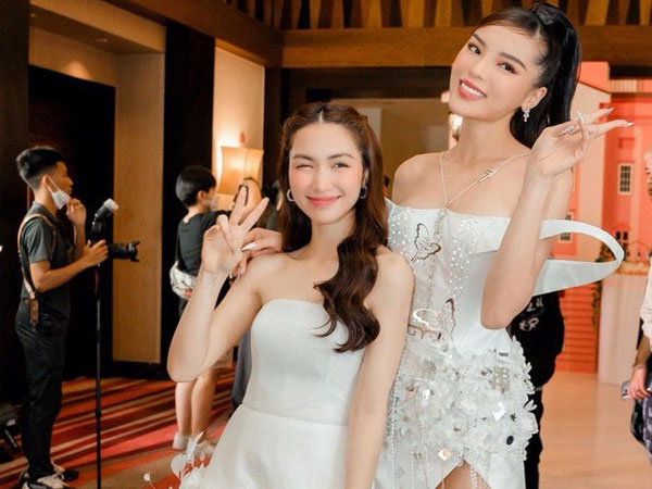 Bất chấp chiều cao chênh lệch, Hòa Minzy tự tin đọ sắc gợi cảm với Hoa hậu Kỳ Duyên