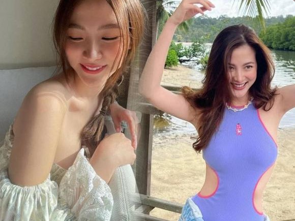 Mỹ nhân 'Chiếc lá cuốn bay' Baifern Pimchanok gây sốt cõi mạng khi khoe eo thon gợi cảm với mốt 'tụt quần'