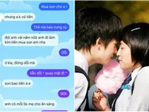 Dở khóc dở cười với nam thanh niên nhịn ăn sáng 20 ngày mua son cho bồ vẫn bị bé 'đá đít'