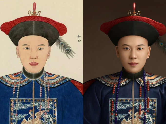 Giật mình dung mạo thật của tham quan Hòa Thân: Khác xa tưởng tượng!