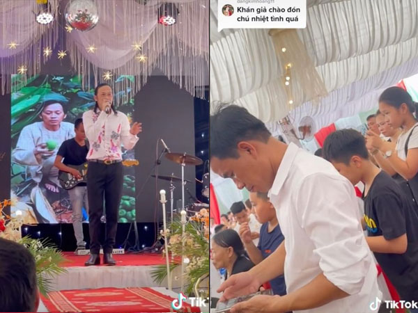 Clip: NS Hoài Linh biểu diễn cực sung tại đám cưới, khán giả thi nhau quay hình