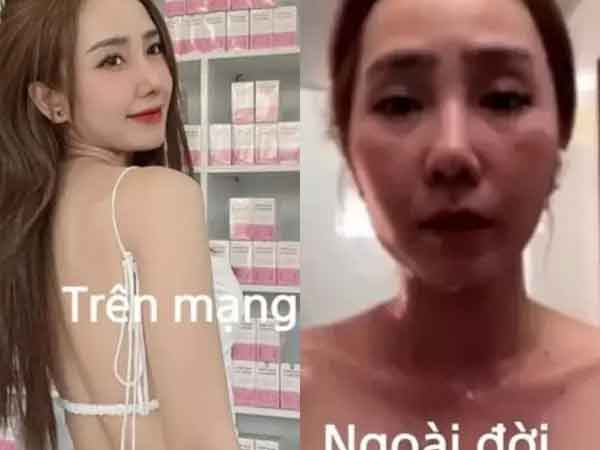 Ngã ngửa nhan sắc thật hot TikToker lộ clip nhạy cảm