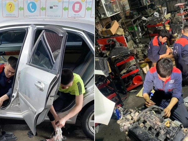Thiệt hại nặng vì ngập nước, chủ xe méo mặt xếp hàng chờ sửa