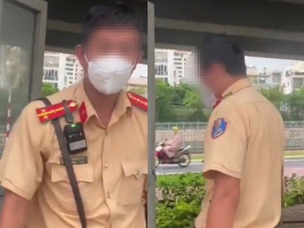 Xôn xao clip nam thanh niên tố CSGT TP.HCM 'lấy 1 triệu đồng' của người vi phạm