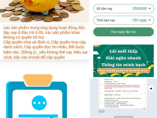 Vay 10 triệu qua app phải trả 15 triệu đồng sau 5 ngày