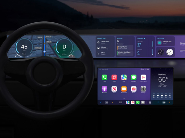 Apple Carplay thế hệ mới sẽ hiển thị được nhiều màn hình cùng một lúc