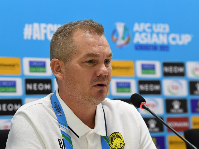 HLV Maloney lý giải U23 Malaysia thua toàn tập trước U23 Việt Nam