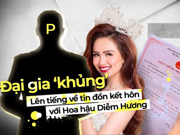 Vị đại gia được cho là chồng mới của Hoa hậu Diễm Hương lên tiếng về nghi vấn bí mật kết hôn