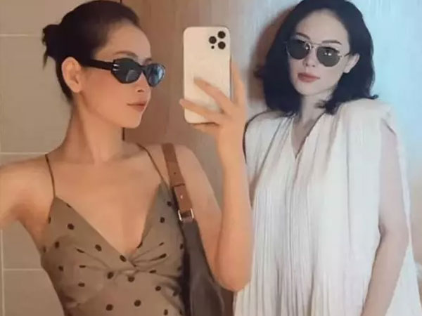 Linh Rin bụng 'lùm lùm', có tin vui với em chồng Hà Tăng?
