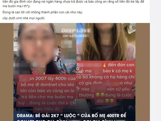 SỐC: Nữ sinh 2k7 trộm 400 triệu của cha dượng donate cho idol