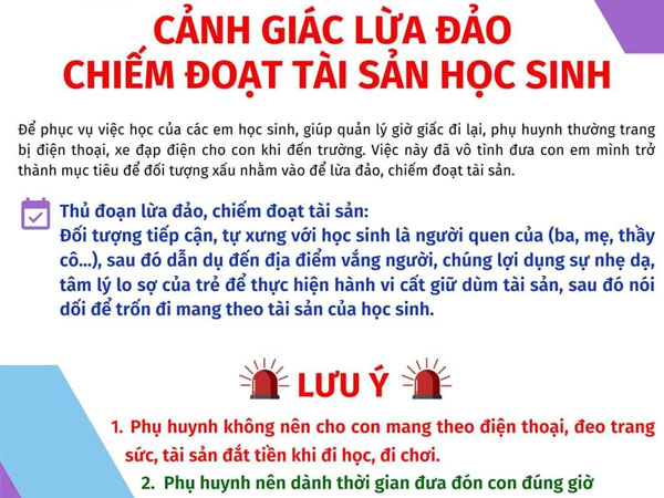 Một học sinh lớp 5 ở TPHCM bị kẻ xấu 'lột' sạch tài sản trên người