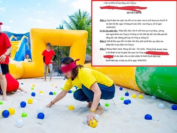 Từ chối đi du lịch cùng công ty, nhân viên ở Hà Nội bị đuổi việc: Người đại diện công ty nói gì?