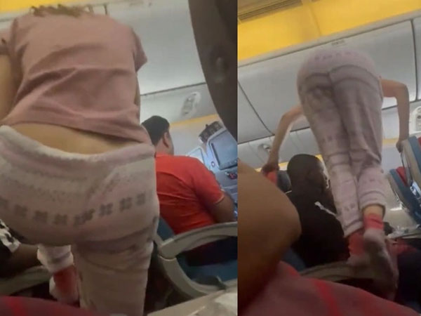 Nữ hành khách trèo lên ghế, nhảy qua người khác trên máy bay gây phẫn nộ