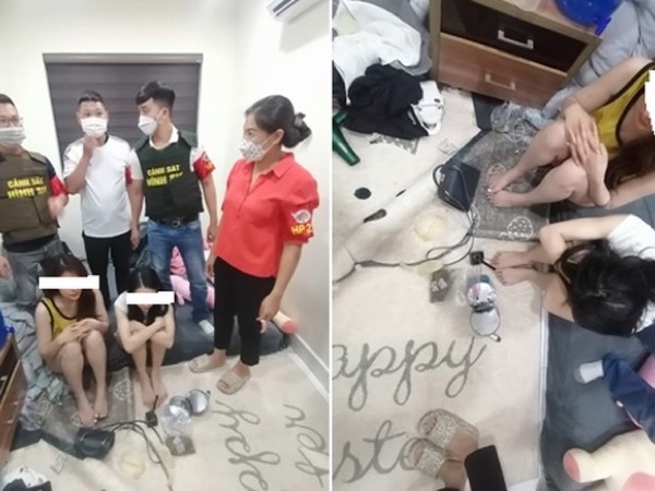 Bắt quả tang nhóm nữ 9X, 10X cùng các loại ma túy trong căn hộ chung cư