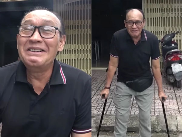 Nghệ sĩ hài Duy Phương đi đứng khó khăn hậu gặp tai nạn giao thông