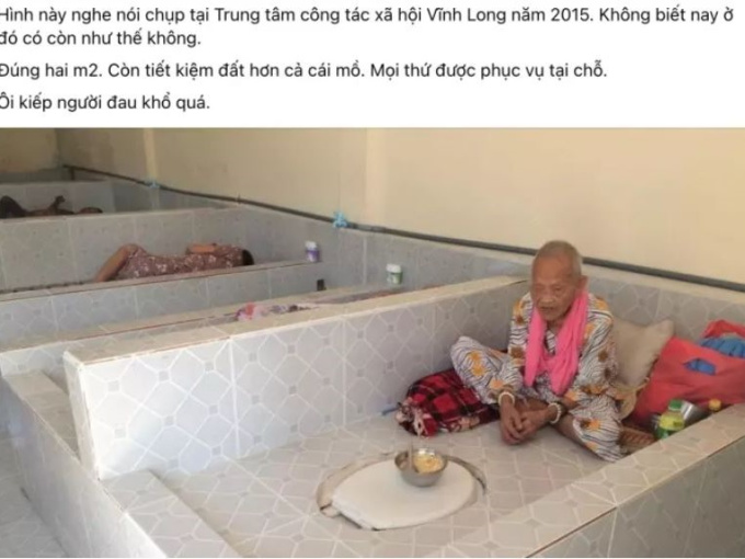 Sự thật tấm ảnh 'cụ bà ngủ giường gắn bồn cầu' xôn xao dư luận