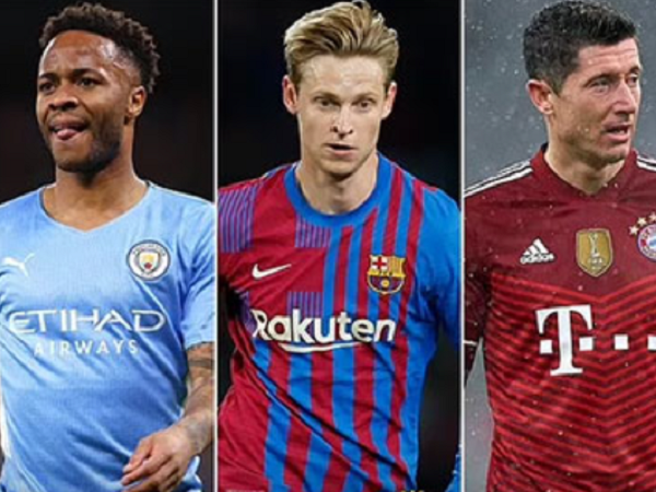 De Jong đến MU, Sterling sang Chelsea & domino chuyển nhượng thời gian tới