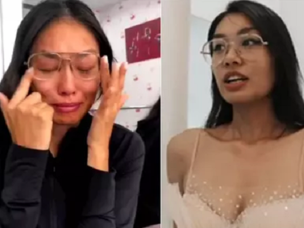 Tá hỏa mặt mộc Á hậu Thảo Nhi Lê khi đi thử đồ