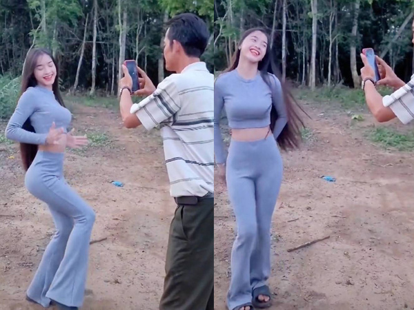 Nhảy gợi cảm trước mặt bố, 'hot girl dân tộc' lại ăn 'gạch'