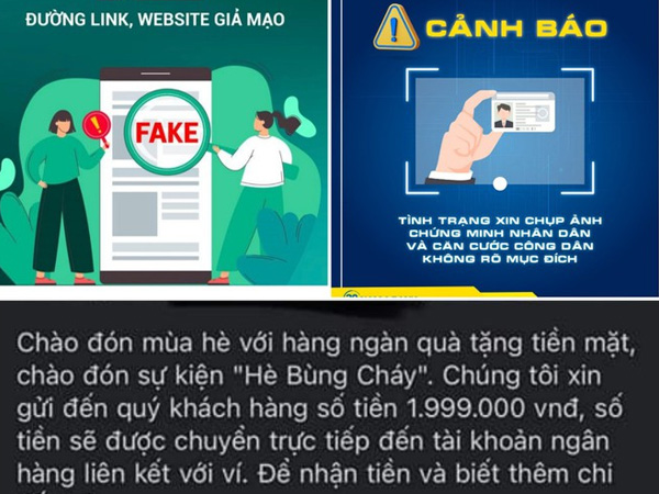 Cảnh báo trò lừa trúng thưởng tiền mặt, chọn tài khoản số đẹp