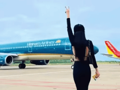 Vụ cô gái quay clip 'sống ảo' khi máy bay đang lăn vào sân đỗ: Cục Hàng không vào cuộc