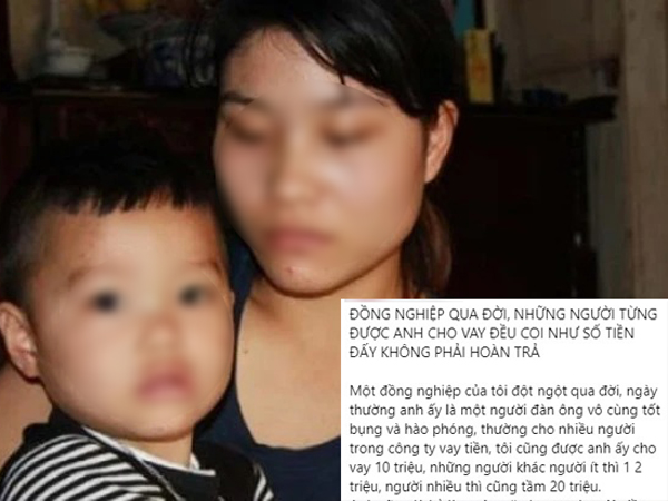 Đồng nghiệp chết để lại vợ góa con côi cùng số nợ khó đòi, người đàn ông có một hành động khiến ai cũng phải khâm phục: Sống đúng lương tâm không có gì là dại!