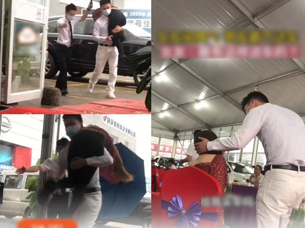Bạn gái giận dỗi, chàng trai bá đạo vác người đến showroom xe mua luôn một chiếc để dỗ dành tiện thể phát 'cẩu lương' cho bàn dân thiên hạ