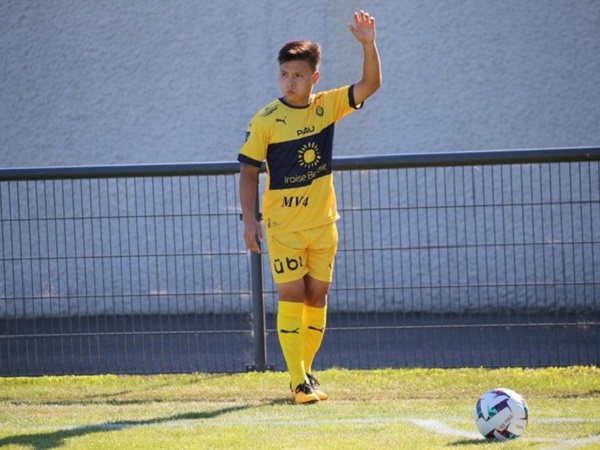 Quang Hải đá 45 phút trong trận thua của Pau FC trước Toulouse