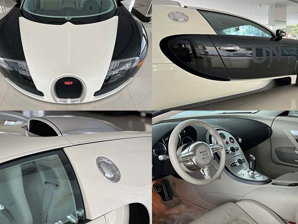 Bugatti Veyron gần 50 tỷ, 'độc nhất Việt Nam' thay áo mới
