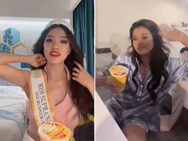 Đại diện Campuchia out top, Kim Duyên an ủi cô bạn láng giềng bằng đồ ăn Việt Nam