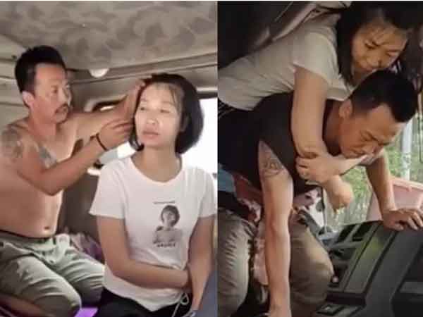 Chuyện tình tài xế xe tải 2 năm đồng hành cùng vợ bại liệt đi muôn nơi