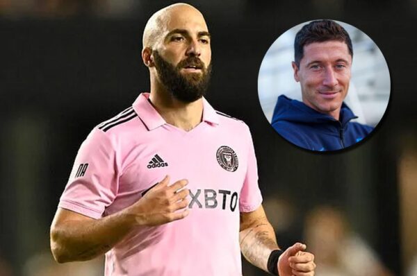 Gonzalo Higuain sốc nặng khi biết Barcelona chi 50 triệu euro mua Robert Lewandowski