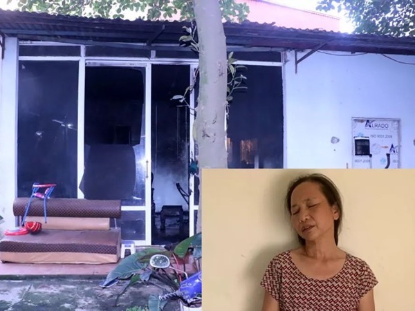 Người phụ nữ đốt chết chị dâu và bé 6 tháng tuổi