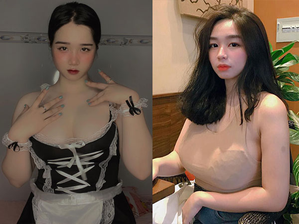 Danh tính 2 gái xinh Việt sở hữu vòng 1 vượt ngưỡng 1 mét