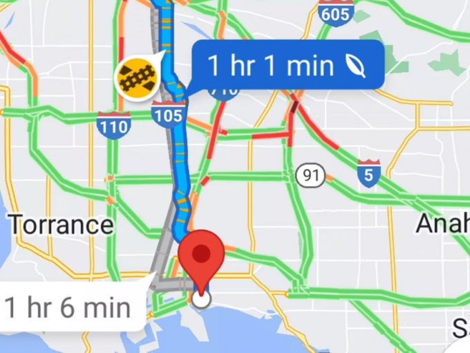 Google Maps thử nghiệm bản đồ chỉ đường và định vị dành riêng cho xe điện