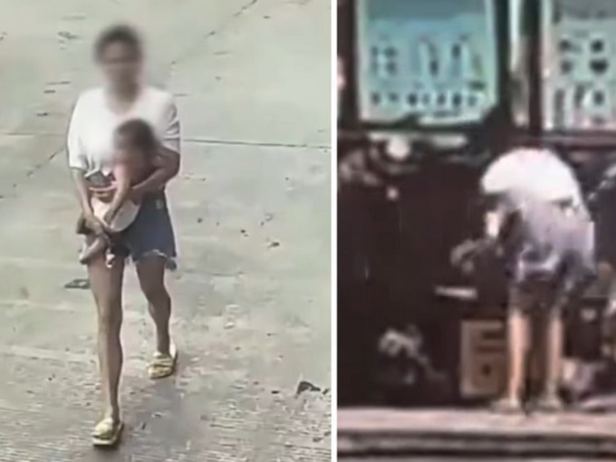 Giận chồng, người phụ nữ mang con 7 tháng tuổi tới vứt tại bãi rác giữa trời nắng nóng