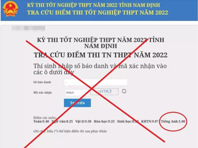 Thực hư vụ thí sinh đạt trên 28 điểm khối A trượt tốt nghiệp
