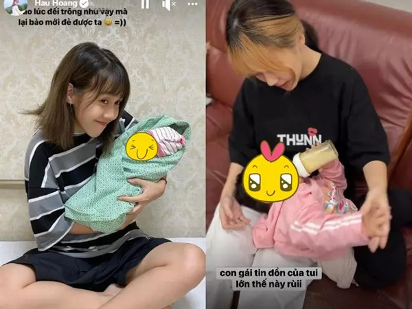 Xôn xao 'diu túp bê' Hậu Hoàng đã bí mật sinh con