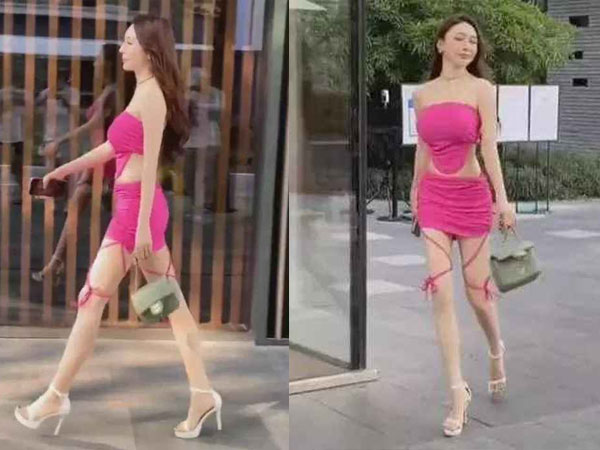 Đi mua sắm với trang phục khó chấp nhận, gái xinh làm loạn MXH
