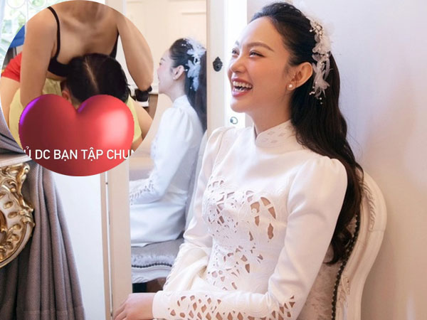 Vừa cưới chưa bao lâu, Minh Hằng bất ngờ tung ảnh 'đè đầu cưỡi cổ' chồng