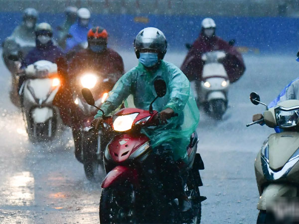 Dự báo thời tiết 6/8: Hà Nội có mưa to, trời dịu mát